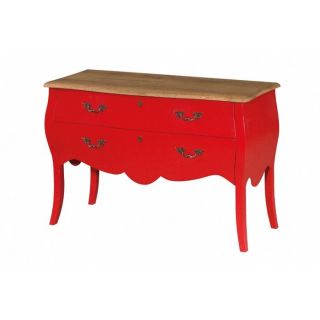 Commode baroque rouge style Louis XV Toscana   Achat / Vente COMMODE