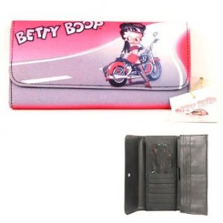 Betty Boop Checkbook Cover / ID Holder   Pink Clothing