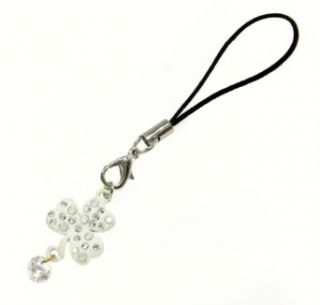 White Clover Cell Phone Charm Clothing
