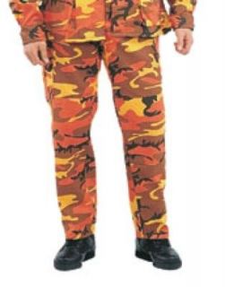 Mens Pants   Military BDU, Savage Orange Camo by Ultra