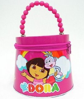 Dora the Explorer Dark Pink Kids Tin Lunch Box Clothing