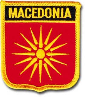 Macedonia (Republic of)   Country Shield Patch (Old
