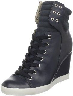 Chloe Womens Sb16065 Wedge Sneaker,Blue,35 EU (US Womens 5 M) Shoes