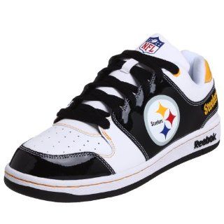 Steelers Field Pass Helmet Sneaker,White/Black/Gold,12.5 M US Shoes