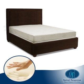 Spinal Response Aloe Gel Memory Foam 8 inch Twin size Smooth Top