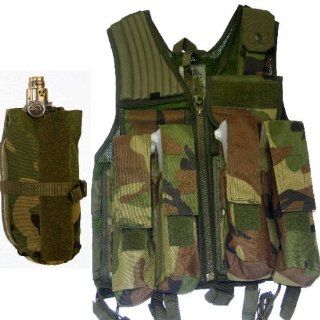 Rap4 Strikeforce Swat Paintball Vest Camo + Tank Pouch