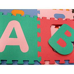  36 square foot Alphabet and Number Floor Puzzle Mat