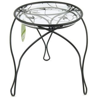 The Elegance Plant Stand, Black (13 Inches)