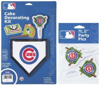 MLB Chicago Cubs Lay on Cake/Cupcake Decorations Sports