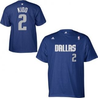 Adidas Dallas Mavericks Jason Kidd Gametime T Shirt Medium