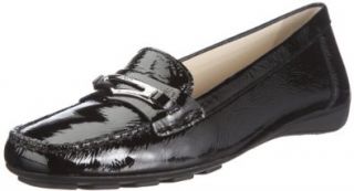 Geox Womens Grin46 Loafer,Black,38.5 EU/7.5 M US Shoes
