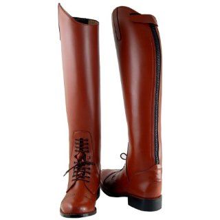 Victory Mens Field Boots tall english riding TAN All Sizes