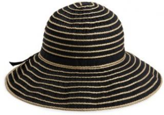 D&Y Womens Fashion Sun Hat,Black,One Size Clothing