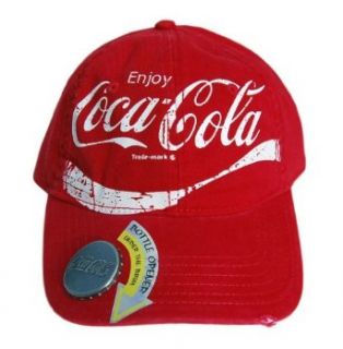 Coca Cola Bottle Opener Hat   Red Clothing