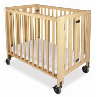 Foundations HideAway Compact Folding Crib with Mattress