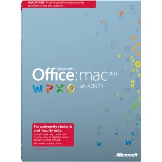 Microsoft Officemac 2011 University With Service Pack 1   Complete P