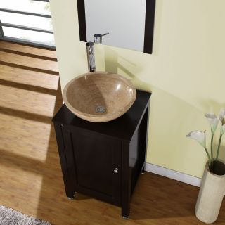 Vessel Vanity Lavatory Single Sink Cabinet (19 inch)