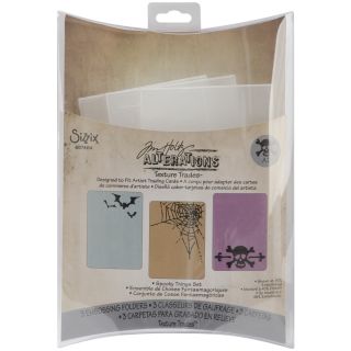 Sizzix Tim Holtz Spooky Things Embossing Folders (Pack of 3
