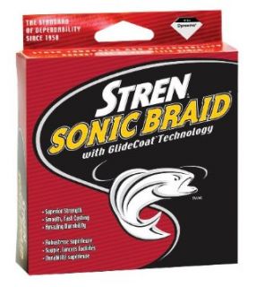 Stren Sonic Braid 1500 Yard Spool, Pound Test 14/3, Lo Vis