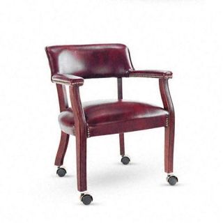 Alera Century Series Guest Arm Chair with Casters
