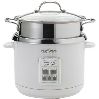 Aroma Nutriware 18 Cup Rice Cooker, Food Steamer and Pasta Cooker