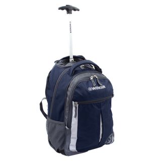 Wenger Swiss Gear Blue 18 inch Rolling Carry On Backpack