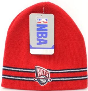Brooklyn Nets Logo Cuff Beanie Hat Cap Red Clothing