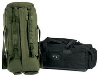 Military GI Mossad Tactical Duffle Bag, Black Clothing