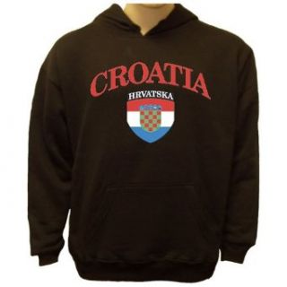 Croatia Crest Sweatshirt, Croatian Flag Hoodie Clothing