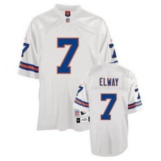 John Elway Denver Broncos White Throwback Jersey Clothing
