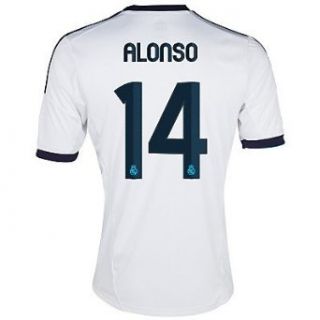 Adidas Alonso #14 Real Madrid Home Jersey 2012 13 YOUTH