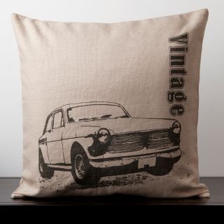 Lily Doe Skin Vintage Car Novelty 18x18 inch Decorative Pillow Today