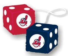 Cleveland Indians Fuzzy Dice