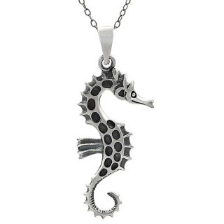 Tressa Sterling Silver Seahorse Necklace
