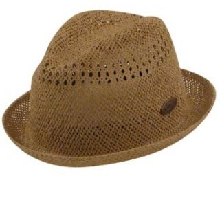 Kangol Vent Straw Player Hat Putty/X Large Clothing