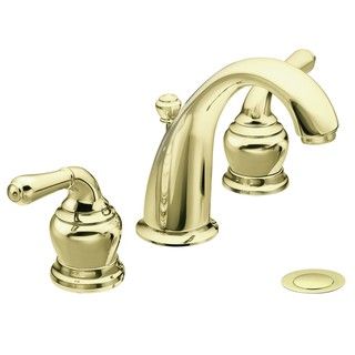 Moen T4572P Monticello Two Handle Polished Brass High Arc Bathroom