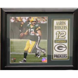 Green Bay Packers Aaron Rodgers Deluxe Photo/Stat Frame (11 x 14