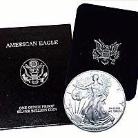 1994 Proof American Silver Eagle with Original Packaging