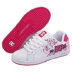 DC Womens Pixie 3 W White/ Pink Athletic Shoes