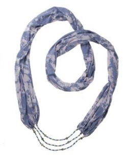 House Of Shakti Loving Truth Scarf Necklace   Blue   One