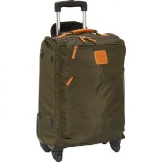 Brics Luggage X Bag Lightweight Carry On Spinner, Olive