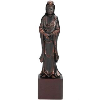Resin 12 inch Standing Kwan Yin Statue (China)