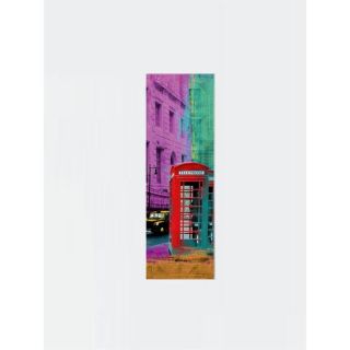 CADRE TOILE 30 x 90 cm PARIS/LONDON/NY COLORS 05   Achat / Vente