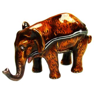 Objet dart Asian Elephant Trinket Box