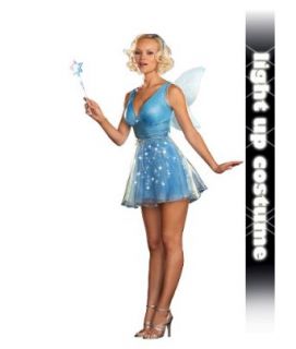 True Blue Fairy Costume Adult   Medium Clothing
