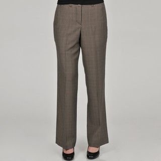 Khakis & Co Studio Womens Mini Check Menswear Bi Stretch Trousers