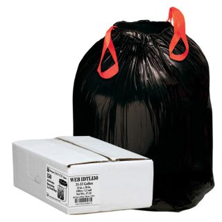 Webster Drawstring 33 gallon Trash Can Liners (Box of 150)