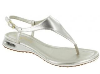  New Cole Haan Air Bria Metallic White 10 Womens Sandals Shoes