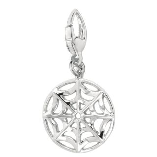 Silver Spider Web Charm Today $28.49 5.0 (1 reviews)