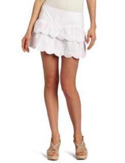 Lilly Pulitzer Womens Cuddy Skirt, Resort White, 0